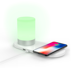 <span class=keywords><strong>Chargeur</strong></span> de téléphone <span class=keywords><strong>sans</strong></span> <span class=keywords><strong>fil</strong></span> multifonction Lampe de table LED <span class=keywords><strong>Chargeur</strong></span> à <span class=keywords><strong>induction</strong></span> magnétique avec lampe RVB - Product Image 3