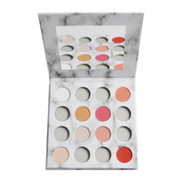 Palette de fard à paupières, étiquette personnalisée, Palette en carton à 9 trous, bricolage magnétique vide, poêles métalliques de 26mm, paquet de Palette fard à paupières