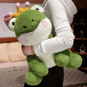 Rana recién llegada juguetes de animales de peluche suave algodón Rana Príncipe niños lindo Regalo de Cumpleaños niño niña bebé - Product Image 2