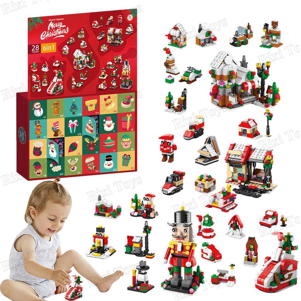 LELE BROTHER 8885-7 Christmas Building Toys - Advent Calendar