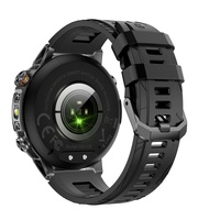 Reloj Inteligente AK106 para Hombre, Resistente al Agua IP68, Batería de Gran Capacidad de 1400 mAh, Monitor de Actividad Física, Monitor de Frecuencia Cardíaca, con Llamadas por Bluetooth, SOS, Linterna