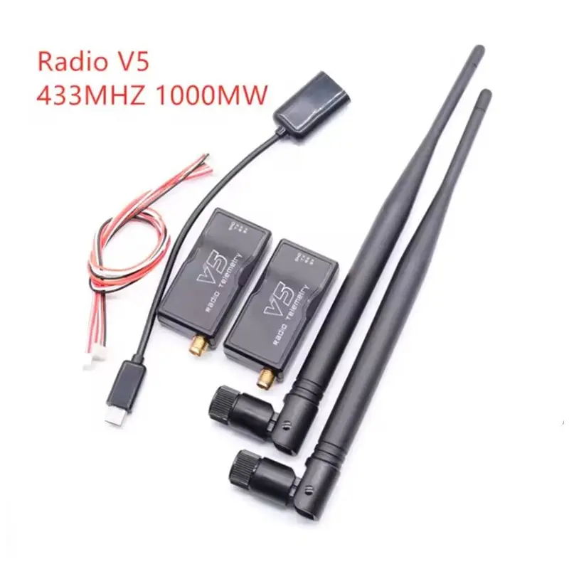 3DR V5 đài phát thanh từ xa 433Mhz 915Mhz 1000mW/500mW không khí và mặt đất dữ liệu truyền mô-đun với OTG cáp cho APM 2.8 /Pixhawk 2.4.8