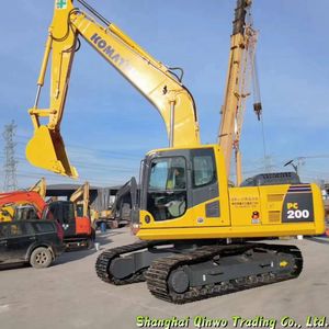 Komatsu เครื่องขุด PC200มือสองน้ำหนัก20ตันพร้อมตลับลูกปืนปั๊มกระปุกเกียร์เครื่องยนต์ญี่ปุ่นดั้งเดิม - Product Image 5