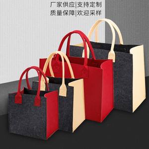 Poignées de sac cadeau fourre-tout en feutre robuste de grande taille pour transporter des articles essentiels Autres articles disponibles Ele Sacs à main - Product Image 6