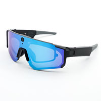 Lunettes intelligentes SANVNET SNT SOLIS AI avec caméra 8MP, verres polarisés, enregistrement vidéo, ChatGPT, lunettes intelligentes pour le cyclisme sur route