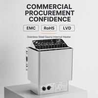 GYDACO Pemanas Sauna Listrik Stainless Steel untuk Ruang Sauna Kering Komersial dengan Panel Kontrol Komputer 3KW-9KW