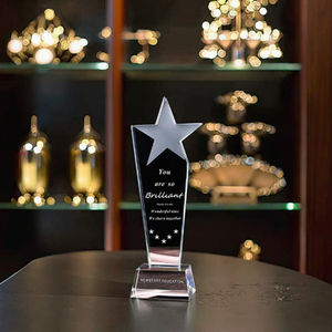 Trofeo de Cristal Transparente Grabado Personalizado, Medalla Conmemorativa y Placa para Deportes y Bodas - Product Image 6