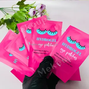 Meke-up Etiquetado personalizado Parches para los ojos Hidrogel Mascara varita Kit de extensiones de pestañas suministros de extensión de pestañas