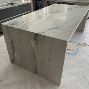 Cuarcita blanca natural Branco Lunar Azulejo Encimera Tamaños personalizados Losas de piedra de cuarcita - Product Image 6