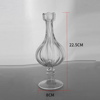 Vase hydroponique en verre borosilicate de haute qualité, épaissi, transparent, design minimaliste moderne pour le salon, la table à manger