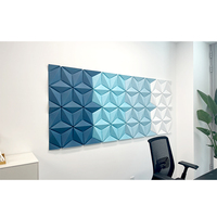 Panneaux muraux décoratifs acoustiques modernes en feutre polyester 3D USONG pour salon, chambre et entrepôt