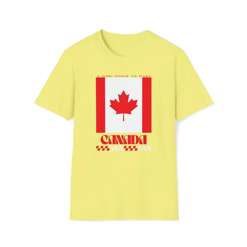 2024 nueva innovación impresión Digital personalizada Canadá país bandera camiseta sin mangas para hombres mujeres