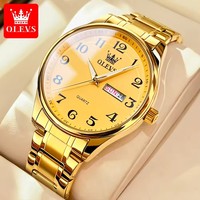 Nouveau Olevs 5567 luxe mode hommes montres amoureux affaires et Simple Couple Relojes montres femmes montre à Quartz pour hommes dames
