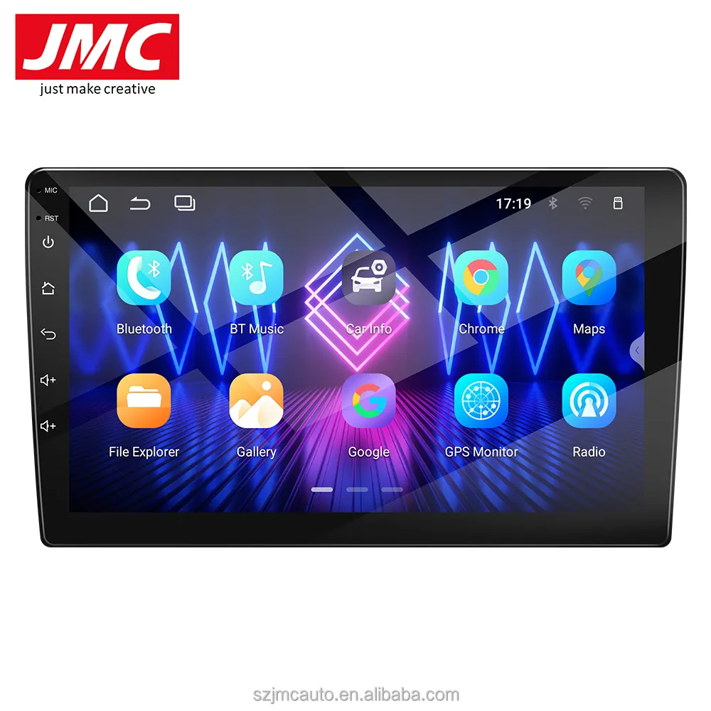 JMC 9 inç Android araba radyo multimedya evrensel BT FM verici CarPlay Android oto ayna bağlantı GPS navigasyon sistemi