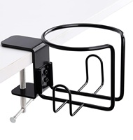 Support de tasse de bureau portable anti-déversement pour chaise de jardin