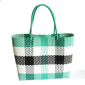 Tas Tote Anyaman Jerami Wanita Buatan Tangan Berkualitas Tinggi Warna Beige untuk Musim Panas, Promo Panas dari Cina - Product Image 3