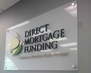 LOGO Kustom Cetak Akrilik Tanda Lobi Kantor untuk Area Penerimaan Tanda Plakat Akrilik - Product Image 2