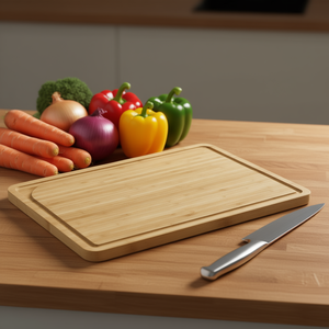 Planche à découper KESPER en bambou rectangulaire grande pour la cuisine - Product Image 3
