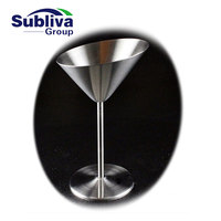 Tasse à Martini incliné en acier inoxydable, de 300ml, offre spéciale