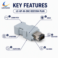 Conector 55100-0670 de 6 Pines I/O para Motor Servo Yaskawa Mitsubishi Omron, Codificador SM-6P SM-6E, Conector I/O