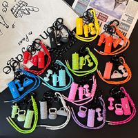 Porte-clés Mini Gym Fitness : Breloques Rouleau en Mousse, Haltère, Kettlebell, Corde Tressée – Décoration Sportive pour Clés, Souvenirs et Cadeaux pour Amateurs de Yoga Femme