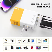 Mini Proyector LED Portátil DCOLOR YG300 de Alta Definición con Memoria, para Cine en Casa, Audio USB, Juegos, Android 1+8GB HIFI