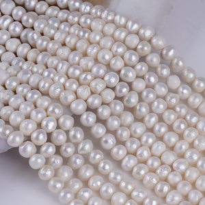 ไข่มุกน้ำจืดสีขาว5-6มม. ไข่มุกธรรมชาติ - Product Image 3