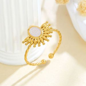 European American Niche Ins Style Elegant Retro Stainless Steel <b>Ring</b> <b>Adjustable</b> High End French Jewelry for Women - Product Image 3