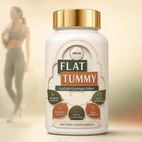 Pilules de régime détox pour adultes de haute qualité OEM avec L-Carnitine et polyphénols de thé pour amincir le corps et réduire le ventre, 60 comprimés