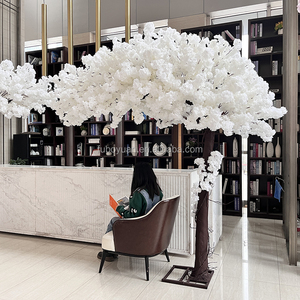 F226 gros blanc faux sakura japonais fleur de <span class=keywords><strong>cerisier</strong></span> fleur arbre mariage décoratif artificiel fleurs de <span class=keywords><strong>cerisier</strong></span> arbres - Product Image 4