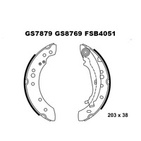 GS8769 Jeu de mâchoires de frein pour BAIC,HAIMA (FAW),MITSUBISHI,SMART