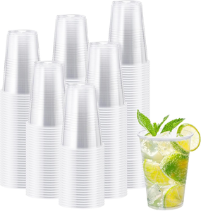 20 oz PET Plastic Cup Take Away Cold Drink 600 ml Custom logo 1000 Pcs /ctn Wholesale Plastic PET Cup - Product Image 1