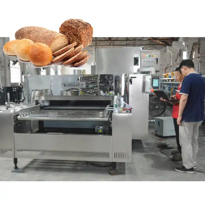 Industrial bread biscuit baking tunnel oven