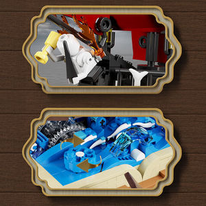 ชุดตัวต่อเรือเวทมนตร์ควีนแอนน์รีเวนจ์ 13020 MOC จำนวน 966 ชิ้น ของเล่นตัวต่อสำหรับเด็กทุกเพศ - Product Image 5