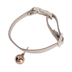 여러 색상 옵션 심플 벨 스웨이드 칼라 장식 조정 가능한 액세서리 고양이와 개 애완 동물 목걸이 - Product Image 4