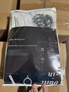 <span class=keywords><strong>Rideaux</strong></span> occultants <span class=keywords><strong>en</strong></span> <span class=keywords><strong>lin</strong></span> texturé plissé <span class=keywords><strong>blanc</strong></span>, avec pincement, porte coulissante <span class=keywords><strong>en</strong></span> verre, ensemble de 2 panneaux pour le salon, stock complet de 100% - Product Image 6