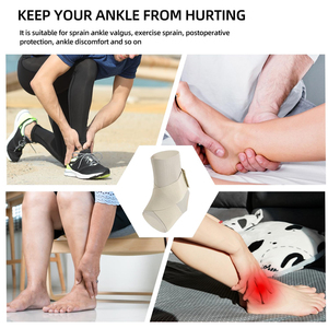 Adjustable <b>Ankle</b> Brace Breathable Comfortable Elastic <b>Ankle</b> <b>Support</b> Sleeve Running Basketball Volleyball Foot Tendon <b>Support</b> - Product Image 5