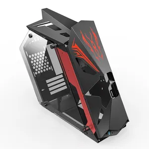 wholesale games case Computer Case ABS panel with fan power supply style gaming computer atx pc case