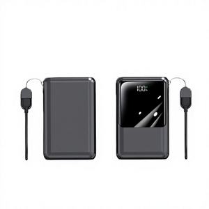 Nueva Estación de Energía Portátil PD de 22.5W y 10000mAh, Tipo-C, con Cable Integrado, Carga Rápida, Personalización con Logotipo - Product Image 4