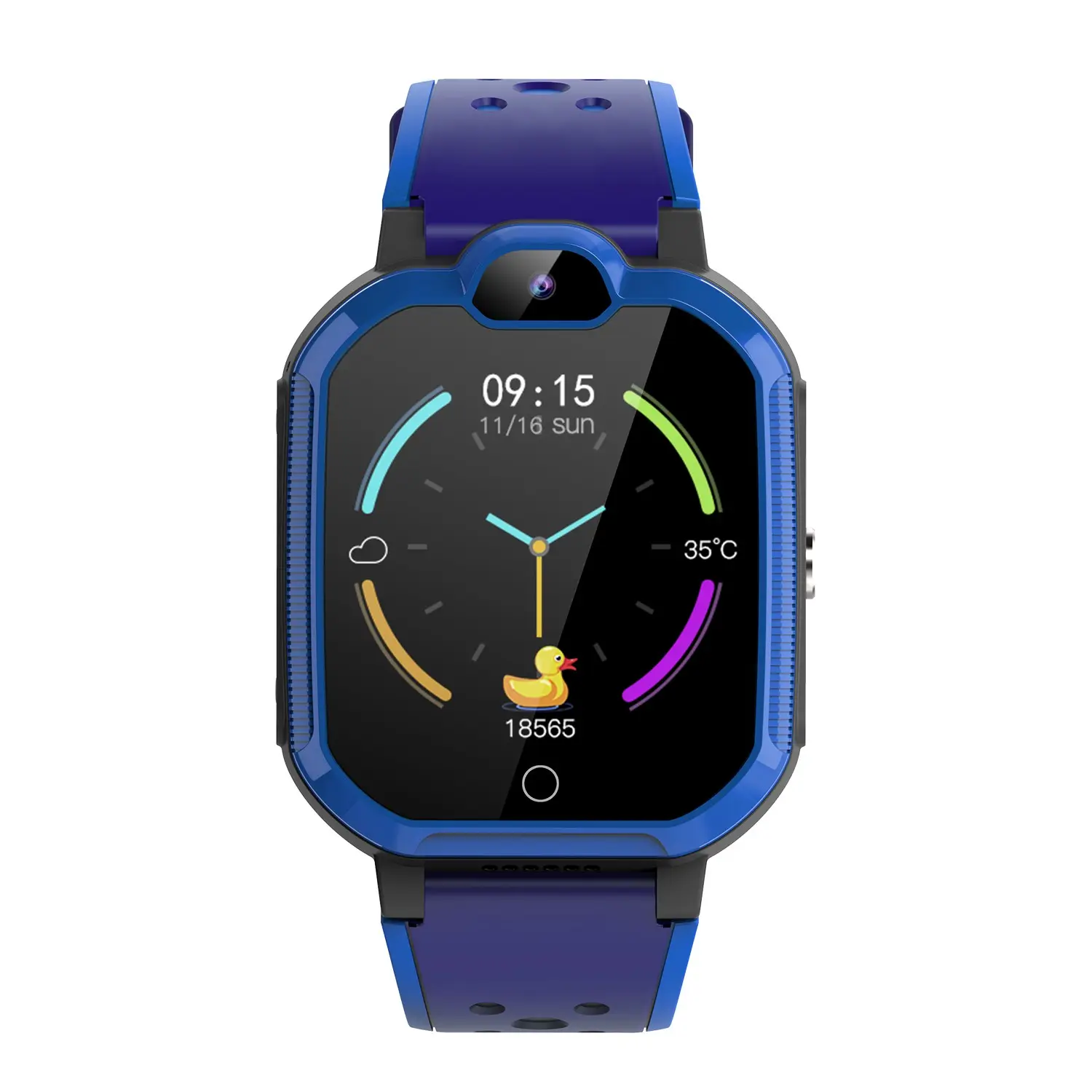 Smartwatch infantil s16, relógio inteligente à prova d' água com gps e rastreamento, 4g, tela sensível ao toque
