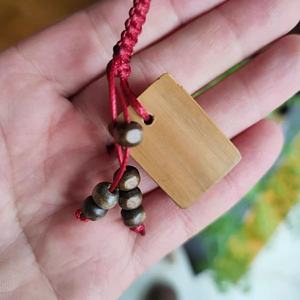 จี้ไม้มะจองลายมะจองแบบดั้งเดิมของจีน – ของขวัญและของที่ระลึก - Product Image 3
