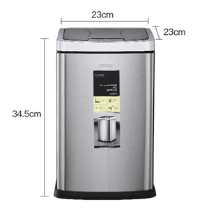 Poubelle intelligente moderne en acier inoxydable avec capteur à induction, personnalisable pour <span class=keywords><strong>la</strong></span> chambre, le bureau, les restaurants, fonctionne sur piles - Product Image 6
