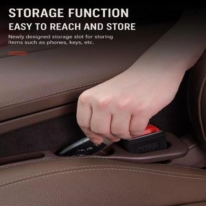 2 Pièces No Drop Seat Guard, Organisateur de vide de place de siège de voiture universel amélioré 2025, Remplisseur de vide de place de voiture pour accessoires, téléphones - Product Image 3