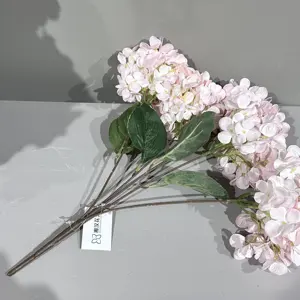 55cm Artificial Hortênsia Flores Seda flores artificiais buquê Arranjos para Casamentos Hortênsia venda