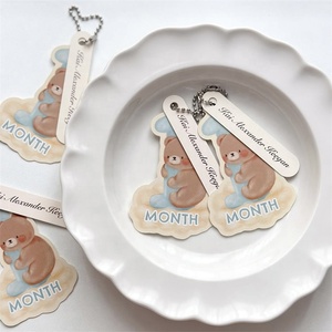 Tùy chỉnh quần áo treo thẻ có thể tái chế quần áo thẻ cao GSM giấy treo thẻ - Product Image 5