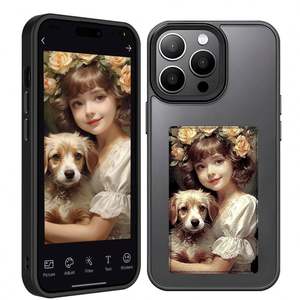 Nuevas Fundas de Lujo para Teléfono Móvil con Pantalla de Tinta Electrónica Inteligente NFC, Personalizables, para iPhone 16, 17 Pro Max, 14, 13, 12, 15 - Product Image 2