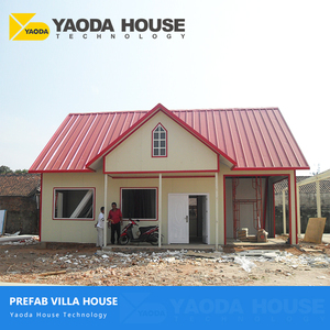 viento <span class=keywords><strong>fiables</strong></span> ligero Villas pequeñas casa 120M2 insonorizadas prefabricadas de acero Material Villa - Product Image 2