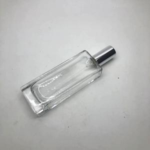 Hình chữ nhật 55ml chai nước hoa thủy tinh nhôm uốn Nắp khuếch tán chất lỏng xà phòng giấy vệ sinh tã Tampon bề mặt dập nóng - Product Image 5