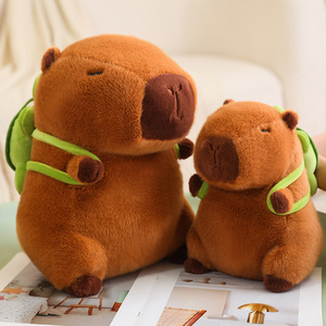 Hot bán capybara sang trọng mô phỏng capibara Anime fluffty đồ chơi dễ thương Búp bê thú nhồi bông mềm capybara búp bê - Product Image 5