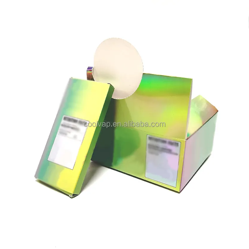 Custom Holographic Retail Display papelão holograma Chocolate bar embalagem papel caixa